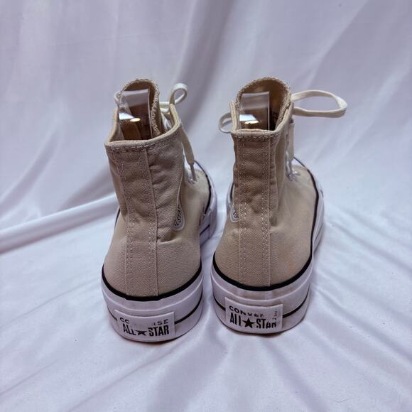 Converse Chuck Taylor All Star Lift Platform Tan High Top Size US 7 - Picture 4 of 9